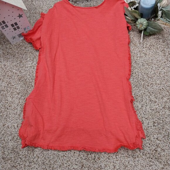 3632 Size Small Umgee Upcycled Tunic With Frayed Seams, NWT. - Picture 6 of 8